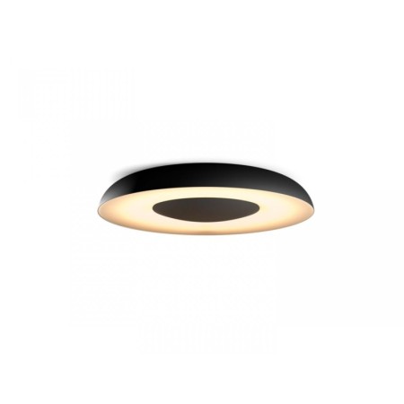 Plafoniera LED Philips Hue Still, Bluetooth, 22.5W (204W), 2500 lm ,lumina alba (2200-6500K), IP20, Metal/Plastic, 39.1cm, Negru